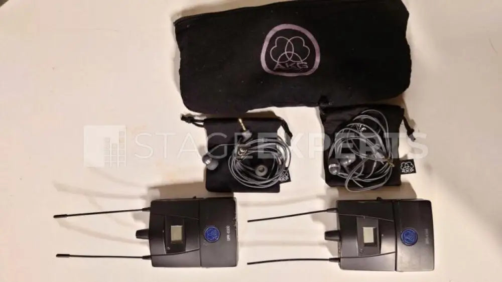 AKG SST4500 4‑Way IEM Rack with RA4000 EW in 6U Case
