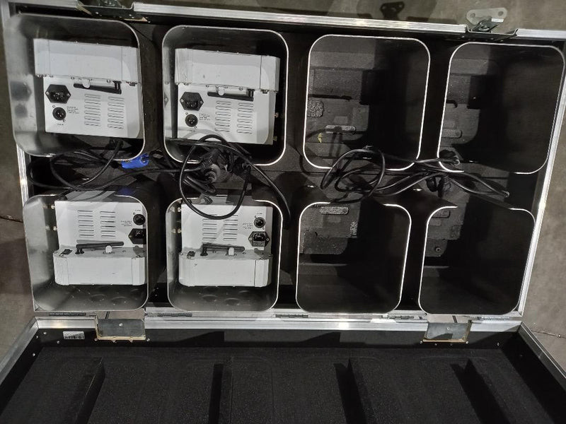 Actionlight Battery-powered LED PAR, 5x5W RGBA, W-DMX Light