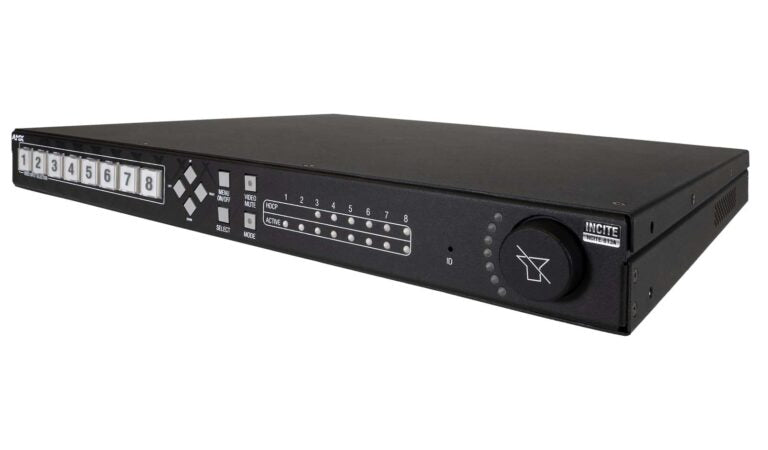 AMX NCITE-813 4K Presentation Switcher with DSP & Scaling