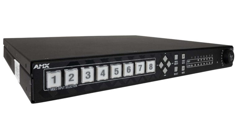 AMX NCITE-813 4K Presentation Switcher with DSP & Scaling
