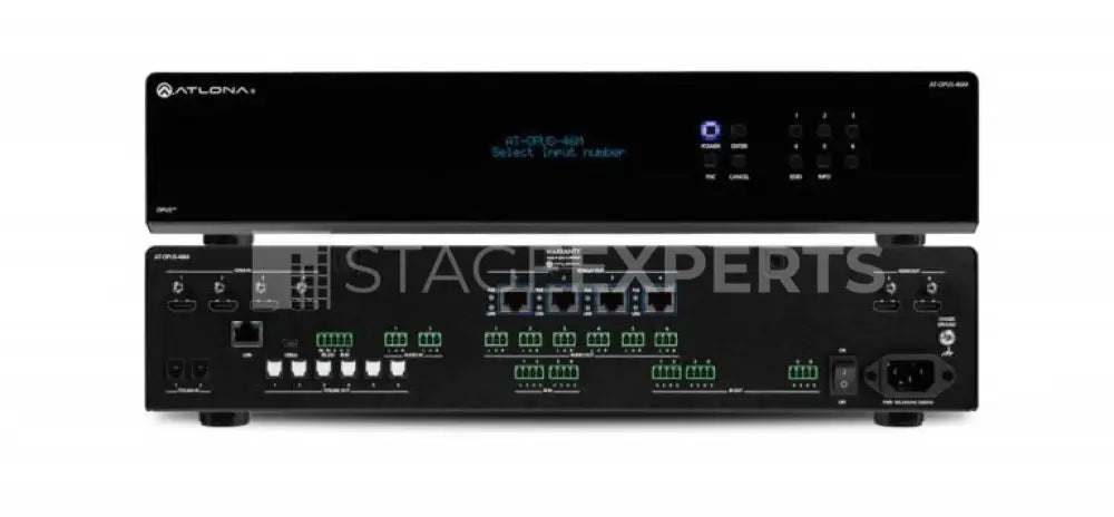 AT-OPUS-46M 4K60 HDBaseT Matrix Switcher, 6 Outputs - 4K HDR