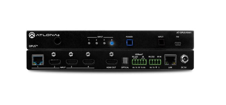 Atlona AT-OPUS-RX41 4x1 4K UHD Switcher with HDBaseT