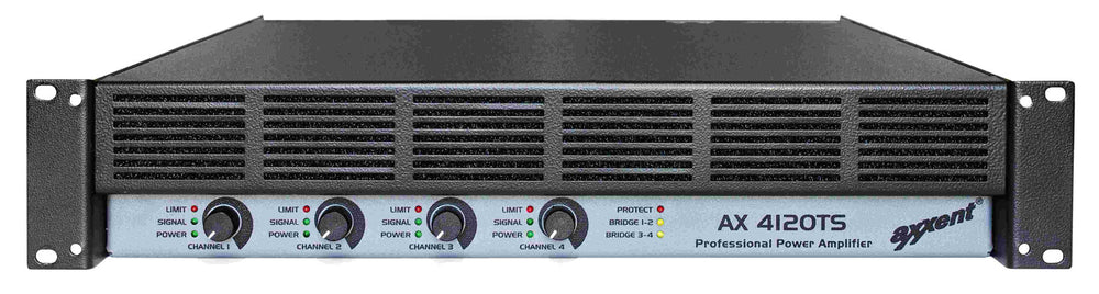 axxent AX4120TS 4x120W Installation Amplifier 50/70/100V