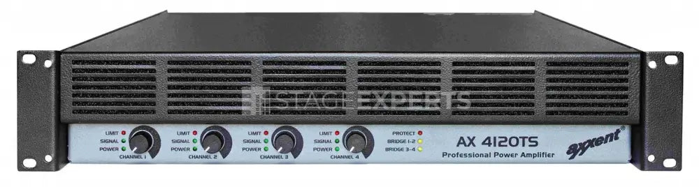 axxent AX4120TS 4x120W Installation Amplifier 50/70/100V