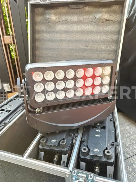 LED Floodlight 24x20W RGBW IP65 – 4‑Light Set