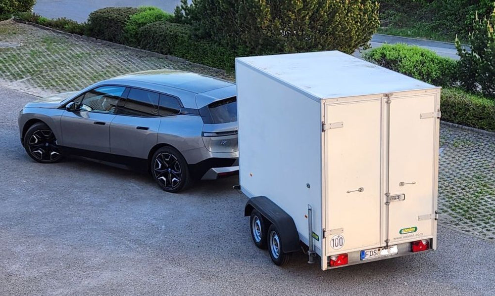 Unsinn Box Trailer 2.0t Tandem, 100 km/h, Airline Rails