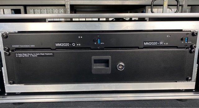 Apple Mac mini M1 – 2 units in 19-inch dual rack enclosure