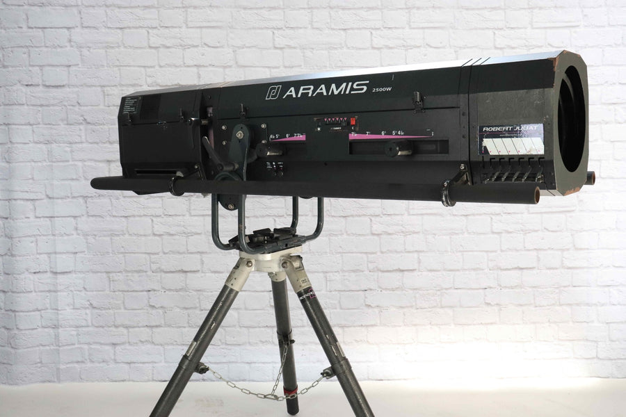 Robert Juliat Aramis 2500 HMI Followspot with DMX Control