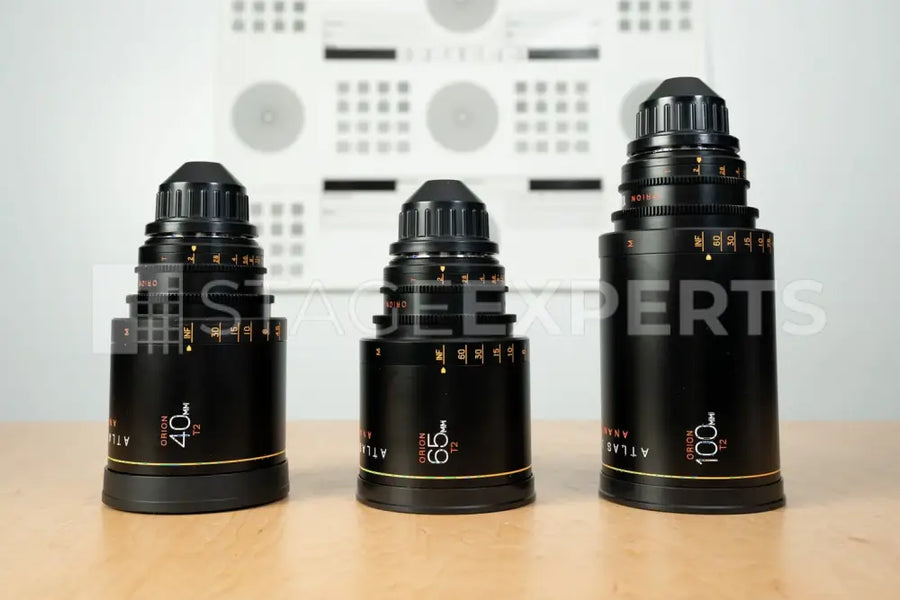 Atlas Orion Series A 40/65/100mm Anamorphic Lens Set