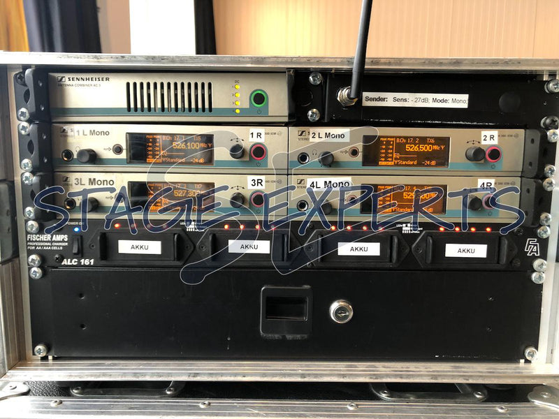 Sennheiser 4 x stereo IEM EW300 G3 in ear monitoring set