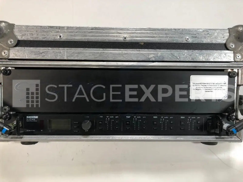 SHURE ULX-D QUAD RECEIVER - G51 BAND - Used