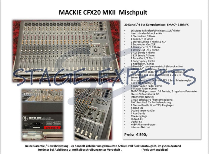 Mackie CFX20 MKII