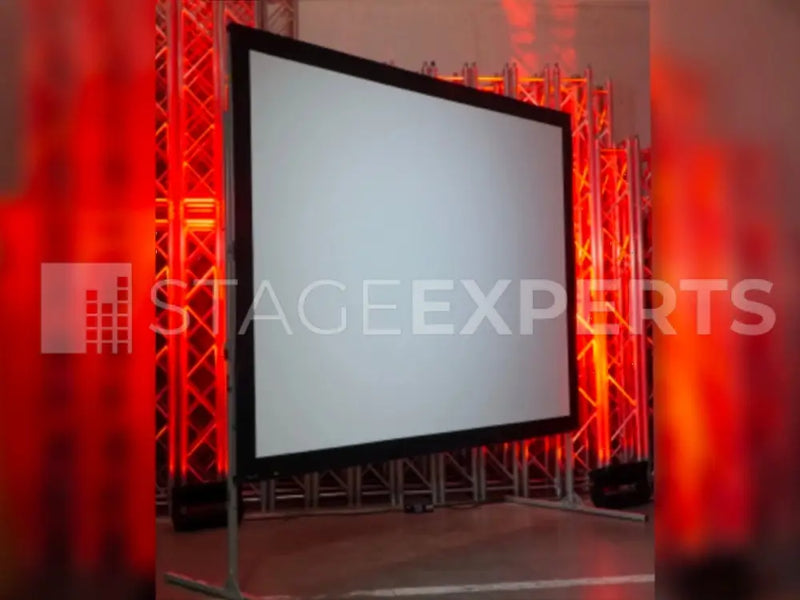 AV Stumpfl Monoblox 32 4:3 264x203cm Screen + Case - Front & Rear