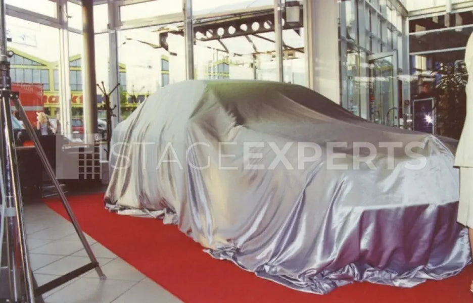 Silver Cover Cloth 12 x 5.6 m – Vehicle Reveal Draping