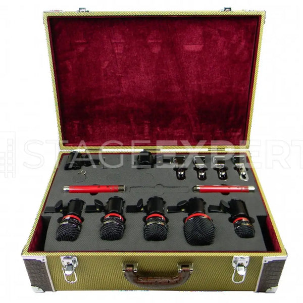 Avantone CDMK7 Drum Microphone Set – 7 Mics with Clamps