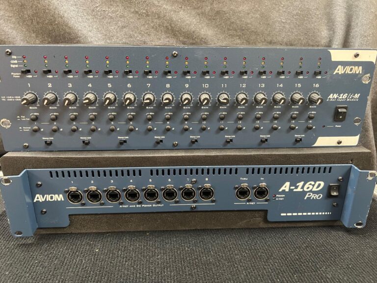 Aviom A‑16II, A‑16D & AN‑16i‑M Personal Monitor System