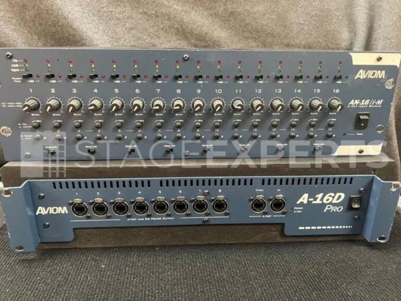 Aviom A‑16II, A‑16D & AN‑16i‑M Personal Monitor System