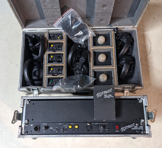Axxent MS-200 Intercom Set with 5 Beltpacks & Headsets
