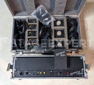 Axxent MS-200 Intercom Set – 5 Beltpacks, 6 Headsets + Lights