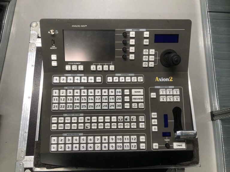 Analog Way Axion2 Remote Panel – Presentation Control Surface