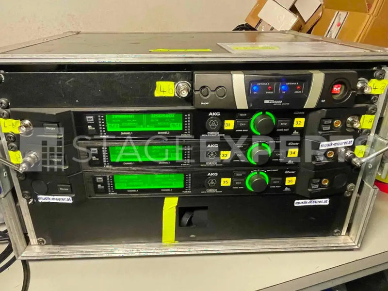 AKG DSR800 Wireless Set w/ HT800, PT800 & APS4 – Dante
