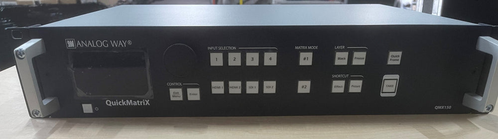 Analog Way QuickMatriX QMX150 presentation switcher