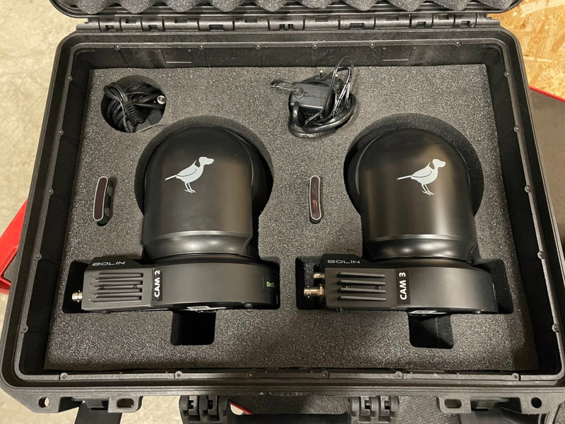 BirdDog P200 PTZ Cameras with NDI Controllers, Pellicase
