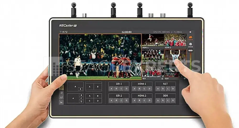 Nagasoft Caster‑X1 Streaming Mixer Tablet, 6‑Channel 11.6in