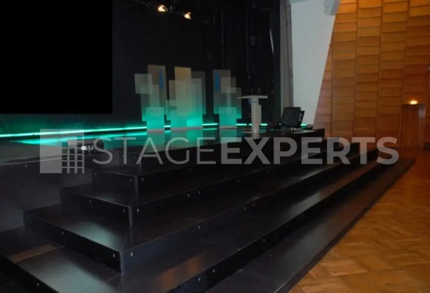 Schnakenberg-compatible Black MDF Stage Flooring Panels