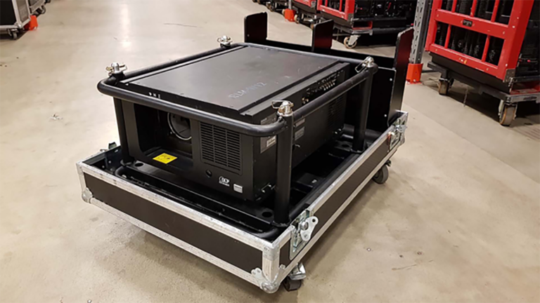 Barco RLM‑W12 Event Projector with Touring Frame & Case