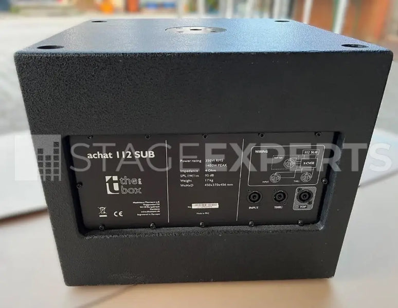 the box Achat 112 Subwoofer – Compact 12-inch Passive Sub