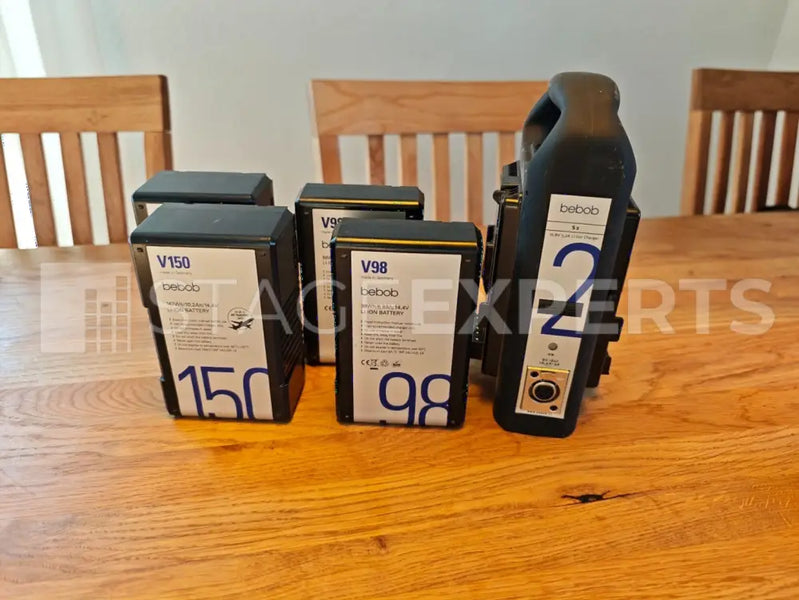 Bebop V-Mount Set: 2x V98, 2x V150 + S2 Charger