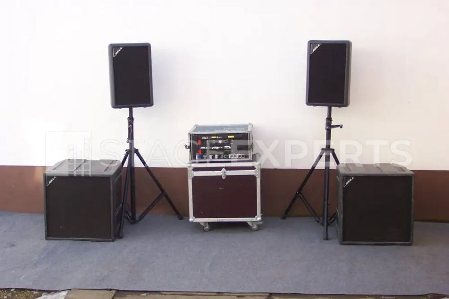 BELL 1.4 kW Weatherproof PA System with Subs & Amp Rack
