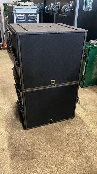 L-Acoustics SB15m Subwoofer Pair with Rails – 15-inch