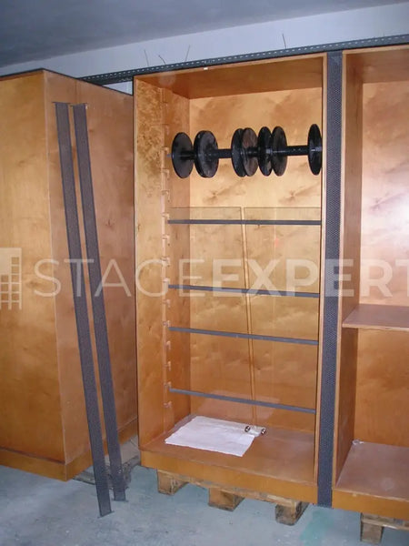 AV Retail Shop Fittings: 3 Cabinets + Corner Display Set
