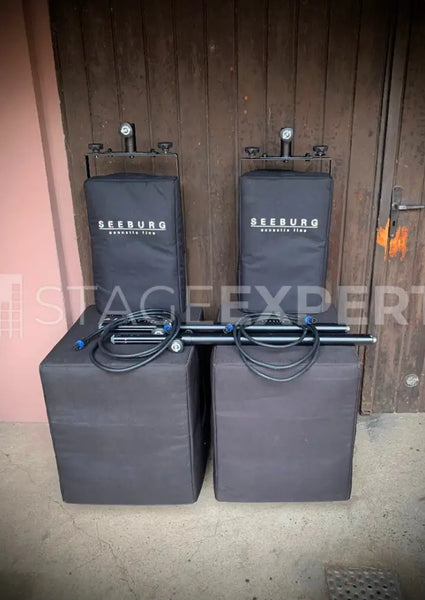 Seeburg Acoustic Line TSM10 + TSM Sub dp+ PA Set (2+2)