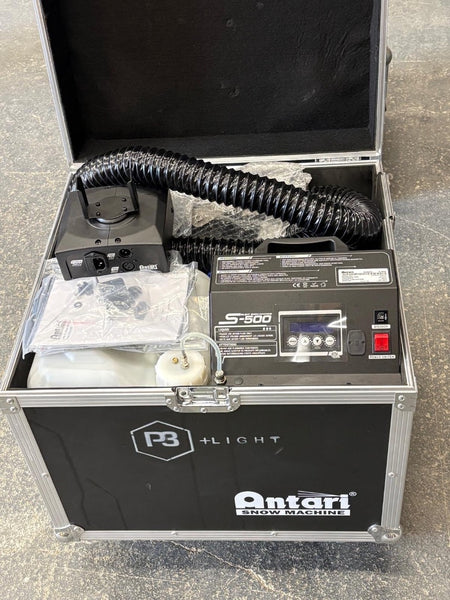 Antari S500L Snow Machine – DMX Control, High Output, Flightcase