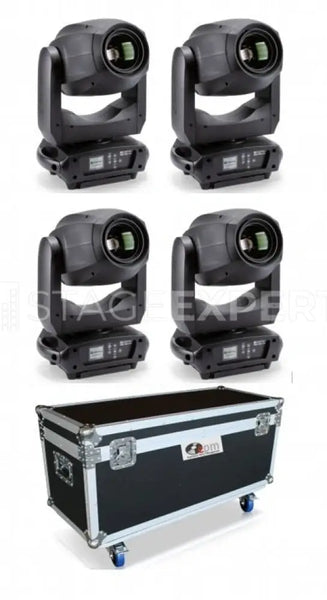 Cameo AURO SPOT Z300 – 4 Moving Heads with Flight Case