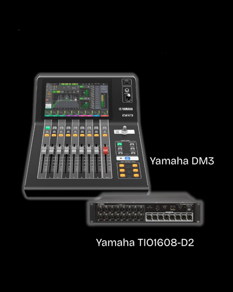 Yamaha DM3 + TIO1608-D2 Bundle – Digital Mixer & Dante I/O