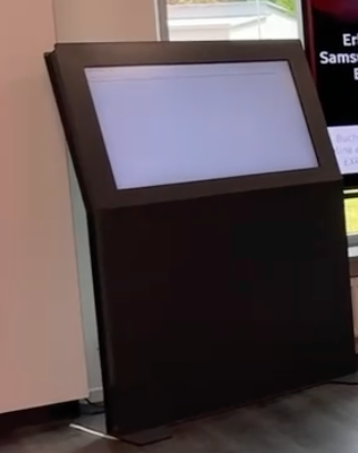 Hagor / iiyama vis-it welcome 43” Digital Signage Stele mit Touchdisplay (gebraucht, Showroomware)