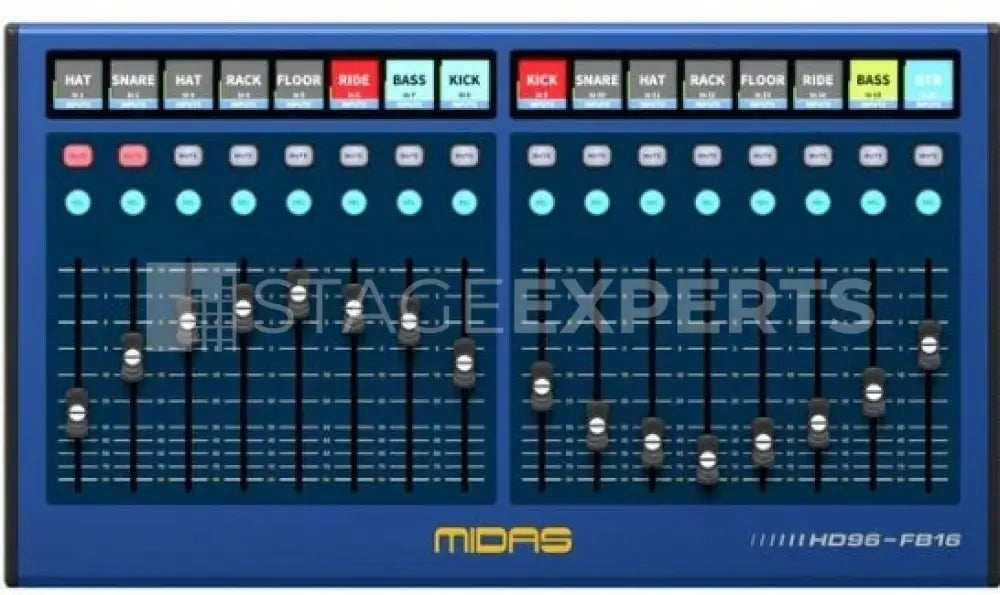 Midas HD96-FB16 – 16‑Channel Fader Bank Expansion Surface