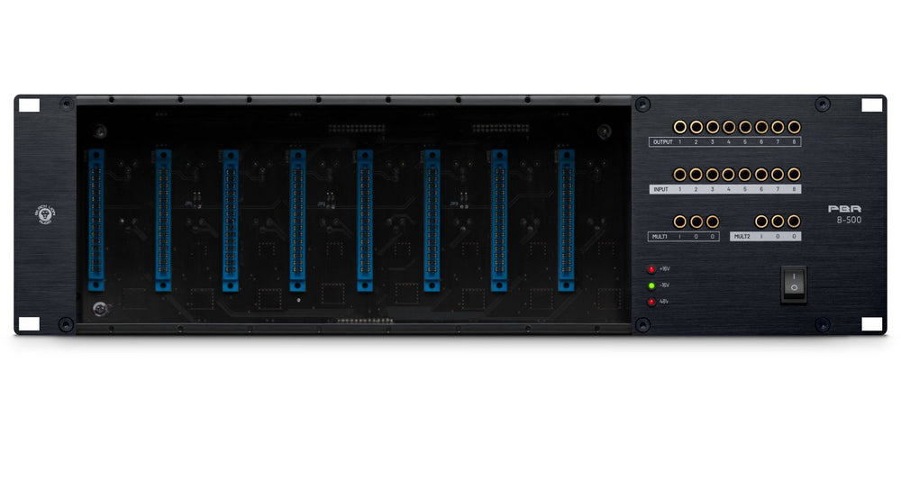 Black Lion Audio PBR8-500 8-slot 500 rack with TT patchbay