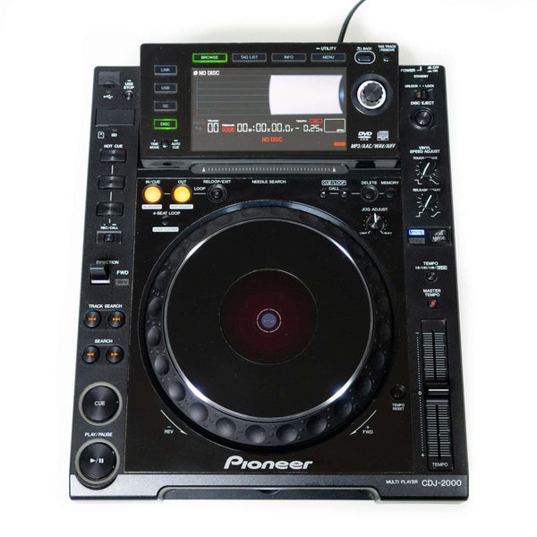 Pioneer CDJ-2000 Media Players with Flight Case – Pair