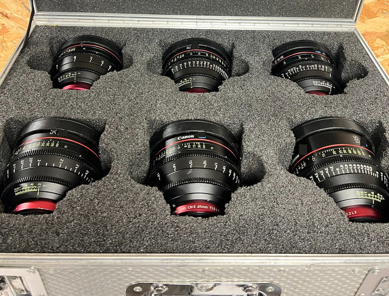 Canon CN-E EF Prime Set x6 – 14/24/35/50/85/135mm