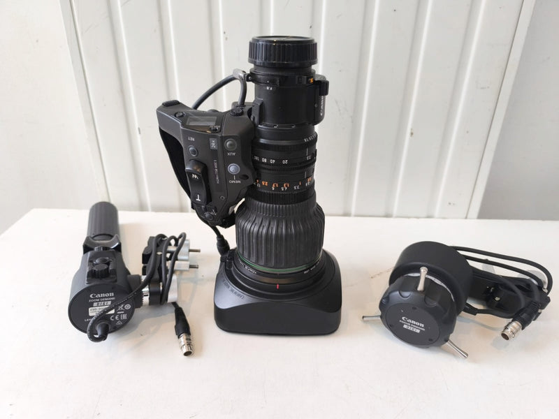 Canon HJ24eX7.5 BIASE-S Lens + SS-41IASD Remotes, B4 2/3-inch