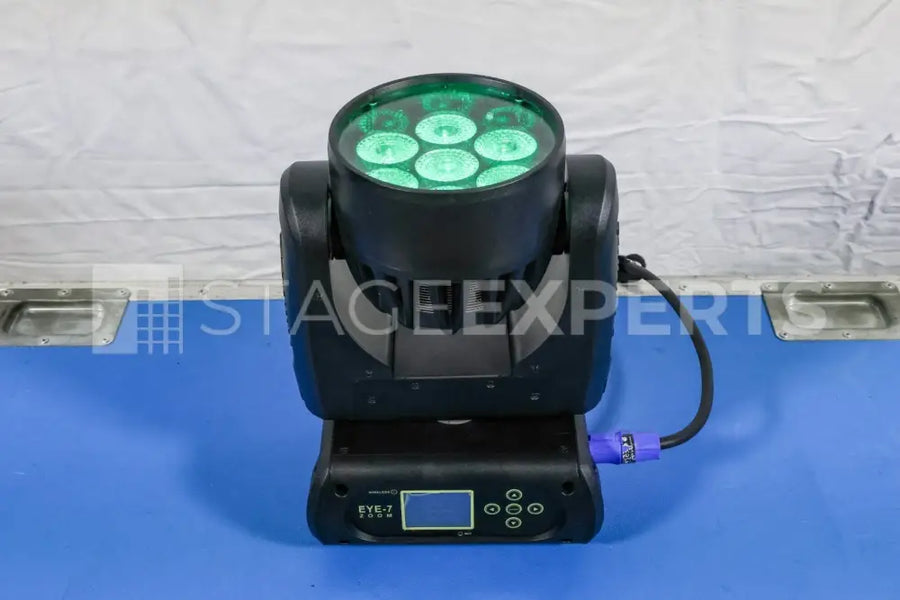 Futurelight EYE-7 QCL Zoom Wash 4x Set with W-DMX & Case