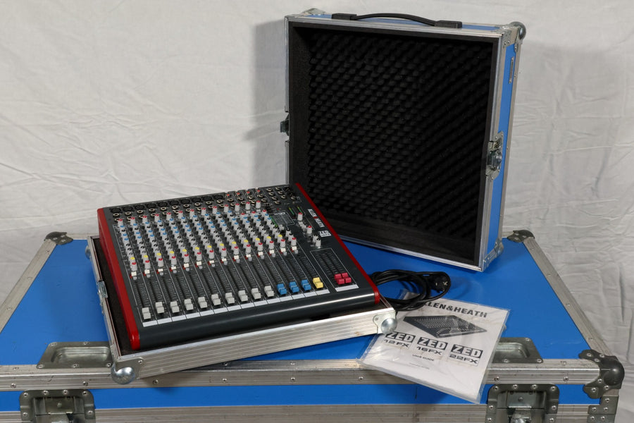 Allen & Heath ZED-16FX Analogue Mixer with ProCase Flight Case