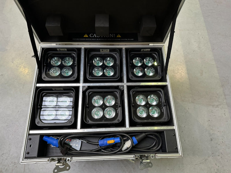 Chauvet WELL Fit IP65 – Set of 6 with Charging Case