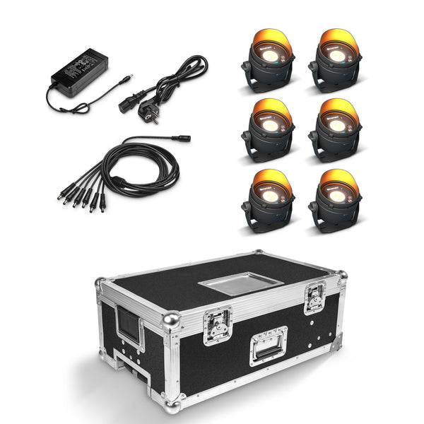 Cameo DROP B1 Touring Set (2x) – 12 Uplights + Cases