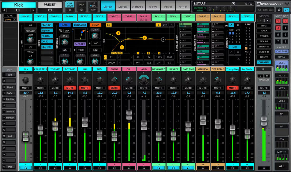 Waves eMotion LV1 V15 64-Channel + 100+ Plugins Licence